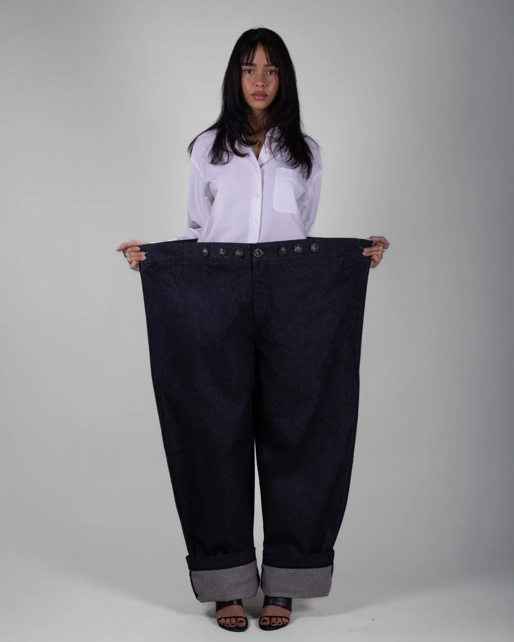 Architectural Denim Silhouette